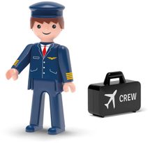 EFKO IGRÁČEK Pilot povolání set figurka kloubová s doplňky