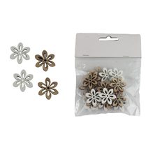 Dekorace kytka, 24 ks D6129 - dia 2 x 0,4 cm