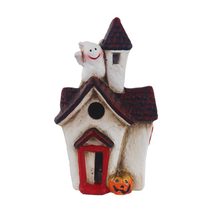 Halloweenský dům s LED osvětlením X6033 - 18,3 cm