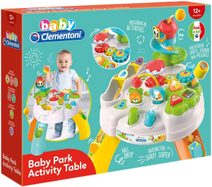 CLEMENTONI Baby veselý hrací stolek s aktivitami na baterie Světlo Zvuk