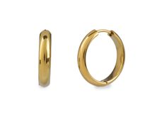 Náušnice z nerezové oceli kroužky