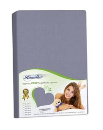 Jersey prostěradlo Šedá 1240/044