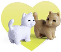 SIMBA Panenka Evička kočičí maminka set s kočárkem a 2 koťátky