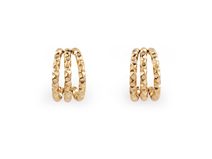 Náušice z nerezové oceli kroužky