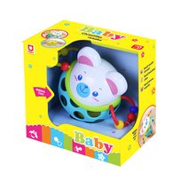 Volant modrý plast 20cm na baterie se zvukem v sáčku český design