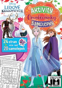 Omalovánky A4+ set se samolepkami Frozen 2 (Ledové Království)