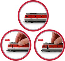 Panenka miminko 18cm v oblečku batole s čepičkou 6 druhů