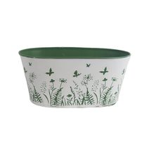 Květináč plechový ovál K4131/2 - 23.5 cm