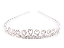 Štrasová čelenka / korunka do vlasů