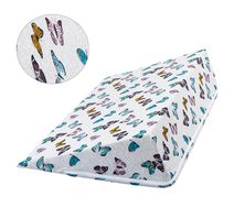 Klínový podhlavník s proševem Bílá 2025/001 80x50x20 cm