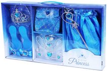 KARNEVAL Sada zimní princezna modrá 8ks v krabici