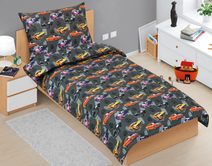 FARO Povlečení Motýlci na modré Bavlna, 140/200, 70/90 cm