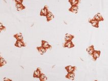 Bavlněný flanel zvířátka METRÁŽ - šíře 160cm