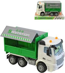 Auto pracovní popelářské plastové 16cm volný chod