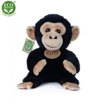 Plyšová panda červená sedící 18 cm