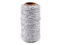 Lurexová vánoční šňůra / provázek Ø1,5 mm navin 17 metrů