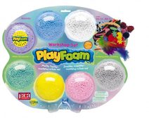 PlayFoam® Modelína/Plastelína kuličková 4 barvy na kartě 19,5x27x3cm