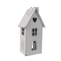 Dekorační svícen domek K4392 - 20.5 × 10 × 8 cm