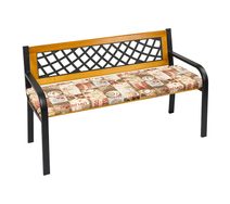 Sedák EMA kulatý prošívaný - průměr 40 cm květ růže