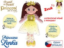 Panenka princezna Lenka látková Princové jsou na draka zpívá na baterie CZ Zvuk