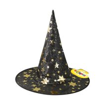 Dětský klobouk černý čarodějnický
