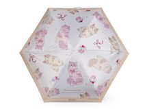 Dětský skládací mini deštník kočka s rukojetí tlapka