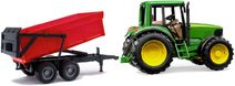 Set traktor John Deere 6920 + sklápěcí valník červený 02057