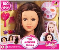 B-Friends panenka Mia 45cm tmavá pleť kudrnaté vlasy