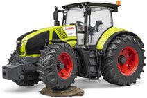 Traktor plastový se lžící zeleno - žlutý 62 cm na písek