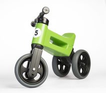 Odrážedlo FUNNY WHEELS Rider Sport zelené 2v1, výška sedla 28/30cm nosnost 25kg 18m+ v krabici