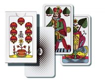 Mariáš jednohlavý společenská hra karty v papírové krabičce 6,5x10x1cm