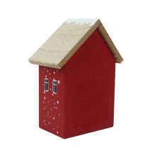 Dekorace domeček D7447-08 - 10 × 6 × 13.5 cm