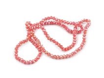 Skleněné korálky broušené ohňovky 3 mm na drátku