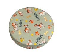 Sedák KULATÝ Šedá,Hnědá 89/527 průměr 40 cm