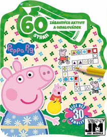 JIRI MODELS Sešit 60 aktivit Peppa Pig set se samolepkami