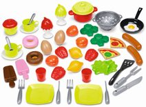 Vozík zahradní 26x50,5x33cm set s květináči a nářadím plast