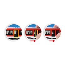 Moderní tramvaj s otevíracími dveřmi, 47 cm