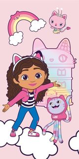 Osuška Gábinin kouzelný domek 03 Bavlna - Froté, 70/140 cm