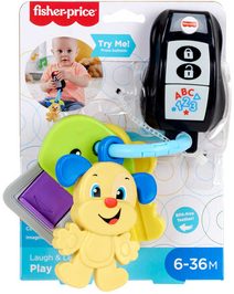 FISHER PRICE Baby svazek klíčů štěňátko na baterie CZ Světlo Zvuk pro miminko