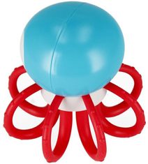 BAM BAM Baby knížka textilní měkká sloník s chrastítkem pro miminko