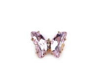 Brož s broušenými kameny motýl mini