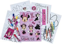 Školní potřeby Disney Minnie Mouse velký set 35ks s omalovánkami