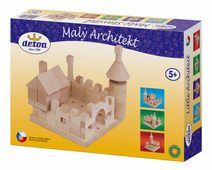 JOUECO DŘEVO Vesmírná stanice set puzzle skládačka s figurkami a doplňky