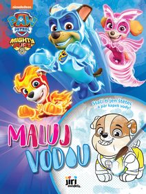 JIRI MODELS Maluj vodou A4 Tlapková Patrola II. omalovánky