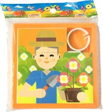 Hlavolam dětská přesouvačka 9x9cm