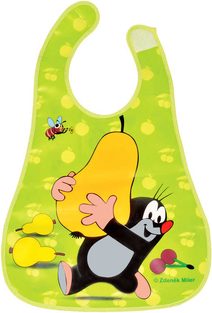 MORAVSKÁ ÚSTŘEDNA Krtek (Krteček) sedící 20cm červený kulich trikolora PLYŠ