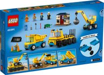 LEGO CITY Vozidla ze stavby a demoliční koule 60391