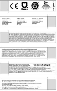 Plyšový pes salašnický stojící 22 cm