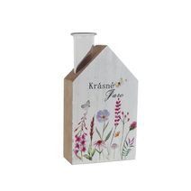 Vázička domeček D7145-01 - 13 cm