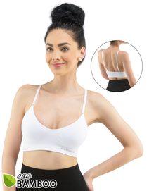 Podprsenka sportovní s vycpávkami Eco Bamboo